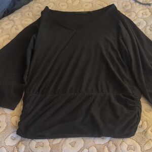 New York & Company Elegant Black Top
